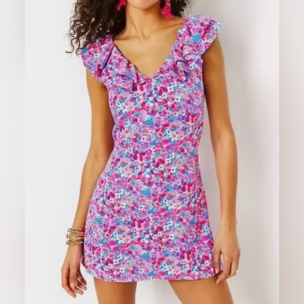 💖 NWT! Lilly Pulitzer Floral Romper Dress